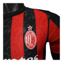 Camisa AC Milan I 25/26 - Jogador Puma Masculina - Preta e vermelha com detalhes em cinza