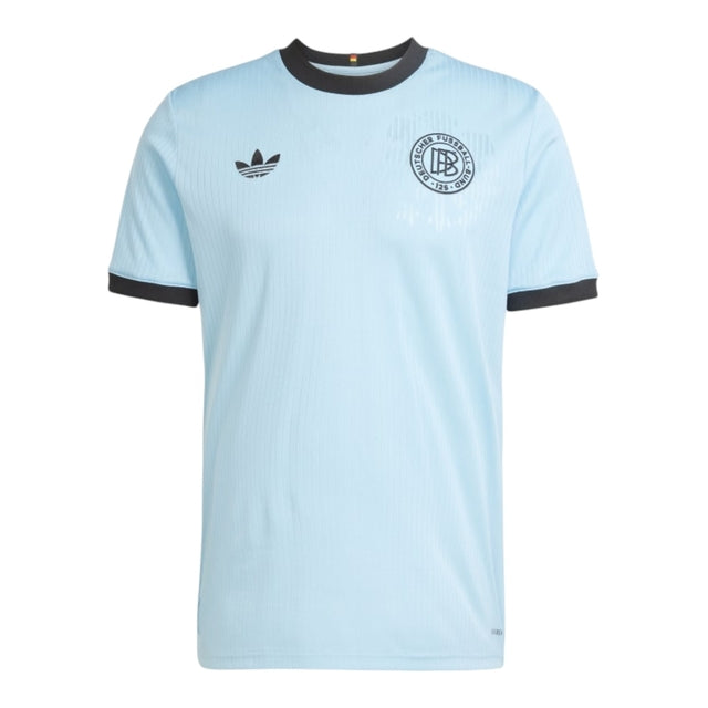 Camisa Seleção Alemanha Edição Aniversário 125 anos Goleiro I 25/26 - Torcedor Adidas Masculina - Azul