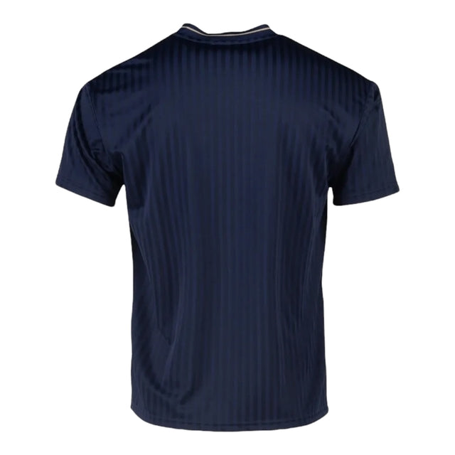 Camisa Juventus Terrace Icons 25/26 - Torcedor Adidas Masculina - Azul com detalhes em branco