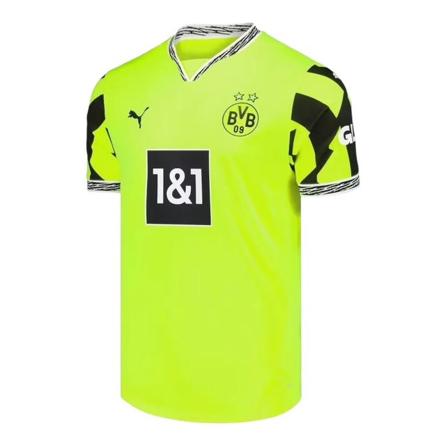 Camisa Borussia Dortmund Edição especial de Aniversário 24/25 - Torcedor Puma Masculina - Amarela neon com detalhes em preto