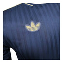 Camisa Juventus Terrace Icons 25/26 - Jogador Adidas Masculina - Azul com detalhes em branco