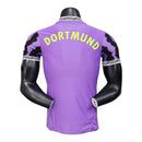 Camisa Borussia Dortmund Edição especial de Aniversário 25/26 - Jogador Puma Masculina - Roxa com detalhes em preto
