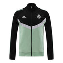 Jaqueta Corta-Vento Real Madrid 25/26 - Masculina Adidas - Verde e preta