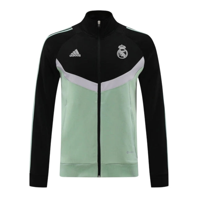Jaqueta Corta-Vento Real Madrid 25/26 - Masculina Adidas - Verde e preta