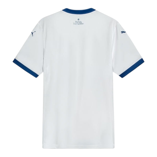 Camisa Bahia I 25/26 - Torcedor Puma Masculina - Branca com detalhes em azul