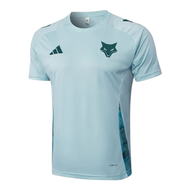 Kit Treino adulto - Camisa e Shorts - Cruzeiro Adidas 25/26 - Azul Turquesa