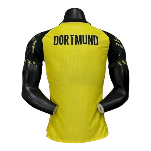 Camisa Borussia Dortmund I 25/26 - Jogador Puma Masculina - Amarela com detalhes em preto