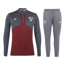 Conjunto São Paulo Treino 25/26 - Masculino New Balance - Vermelho e cinza