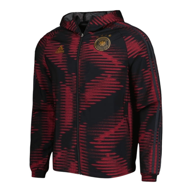 Jaqueta Corta-Vento Seleção Alemanha 25/26 - Masculina Adidas - Vermelha e preta