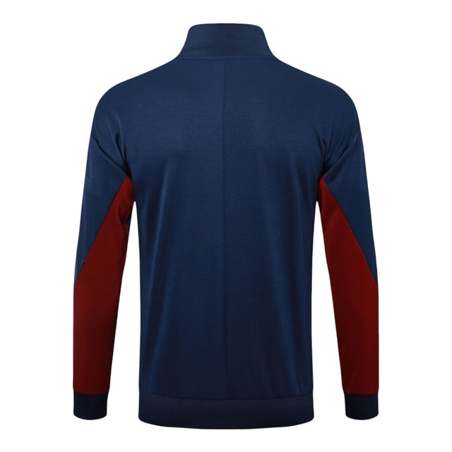 Jaqueta Corta-Vento Seleção Inglaterra 25/26 - Masculina Nike - Azul com detalhes em vermelho