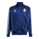 Jaqueta Corta-Vento Real Madrid 1999/00 - Masculina Adidas - Azul com detalhes em amarelo