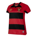 Camisa Sport Recife I 25/26 -  Umbro Feminina - Vermelha e preta