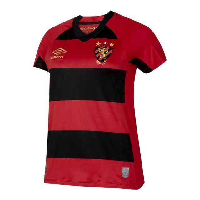 Camisa Sport Recife I 25/26 -  Umbro Feminina - Vermelha e preta