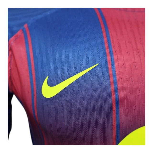 Camisa Barcelona I 25/26 - Jogador Nike Masculina - Azul e vermelha