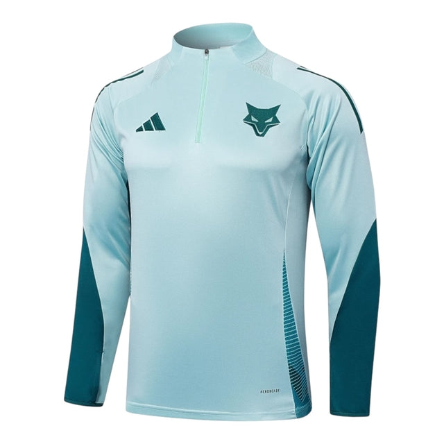Jaqueta Corta-Vento Cruzeiro Treino 25/26 - Adidas - Azul Turquesa
