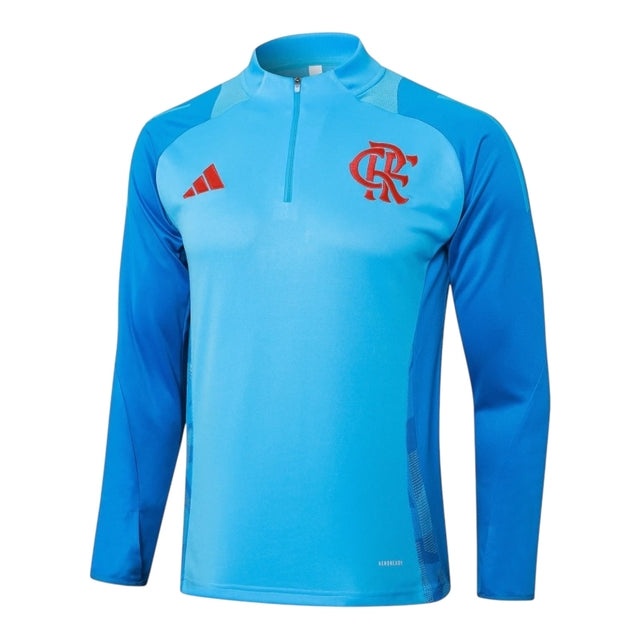 Jaqueta Corta-Vento Flamengo Treino 25/26 - Masculina Adidas - Azul