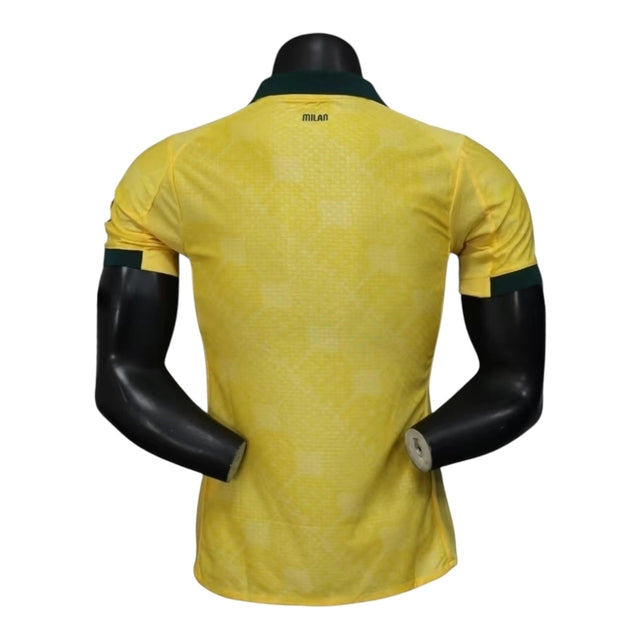 Camisa AC Milan III 25/26 - Jogador Puma Masculina - Amarela com detalhes em verde