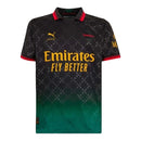 Camisa AC Milan Edição especial 25/26 - Torcedor Puma Masculina - Preta com detalhes em verde