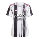 Camisa Juventus I 25/26 -  Adidas Feminina - Preta e branca com detalhes em rosa