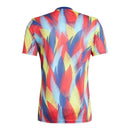 Camisa Arsenal Pré-jogo 25/26 - Torcedor Adidas Masculina - Azul e vermelha e amarela