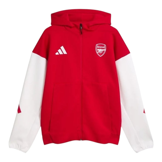 Jaqueta Corta-Vento Arsenal 25/26 - Masculina Adidas - Vermelha e branca