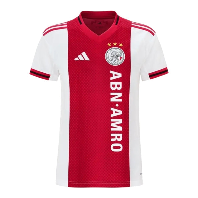 Camisa Ajax I 25/26 -  Adidas Feminina - Branca e vermelha