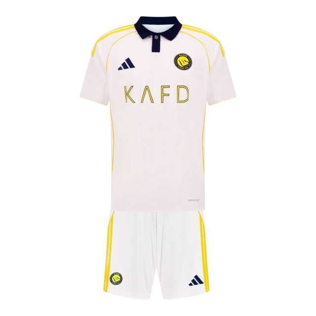 Kit Infantil Al-Nassr 25/26 - Adidas - Branco