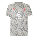 Camisa AC Milan Pré-jogo 25/26 -Torcedor Puma Masculina - Cinza