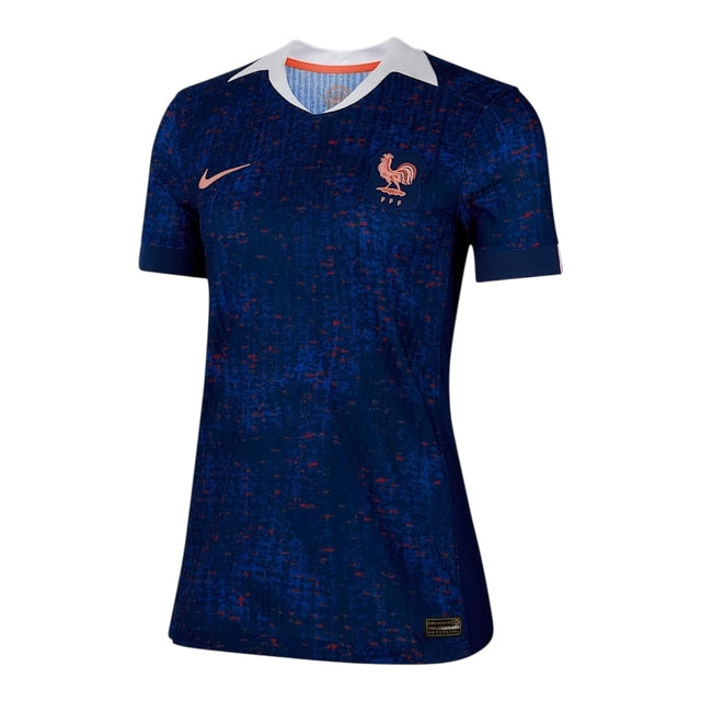 Camisa Seleção França I 25/26 -  Nike Feminina - Azul com detalhes em vermelho