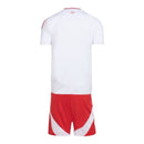 Kit Infantil Internacional II 25/26 - Adidas - Branco e vermelho