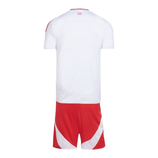 Kit Infantil Internacional II 25/26 - Adidas - Branco e vermelho