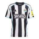 Camisa Newcastle I 25/26 - Torcedor Adidas Masculina - Branca e preta com detalhes em azul