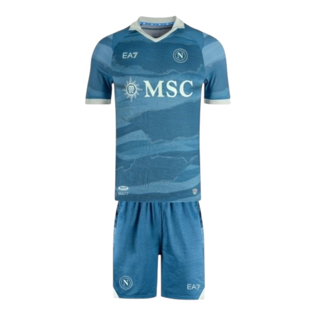 Kit Infantil Napoli Edição especial 24/25 - EA7 - Azul