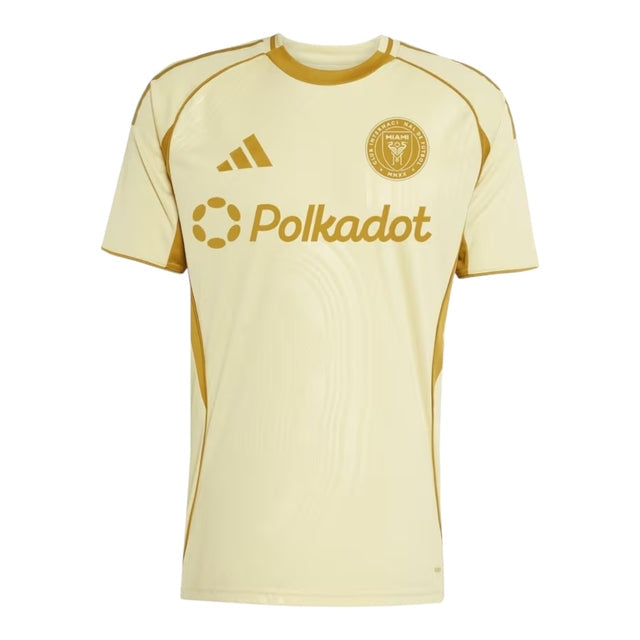 Camisa Inter Miami Pré-jogo 25/26 - Torcedor Adidas Masculina - Amarela