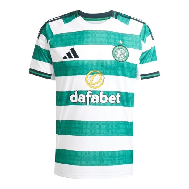 Camisa Celtic I 25/26 - Torcedor Adidas Masculina - Branca e verde