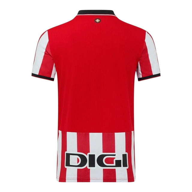 Camisa Athletic Bilbao I 25/26 - Torcedor Castore Masculina - Branca e vermelha