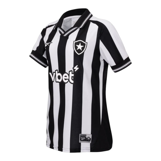 Camisa Botafogo I 25/26 -  Reebok Feminina - Preta e branca
