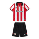 Kit Infantil Athletic Bilbao I 25/26 - Castore - Vermelho e branco