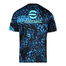 Camisa Inter de Milão Pré-jogo 25/26 - Torcedor Nike Masculina - Preta com detalhes em azul