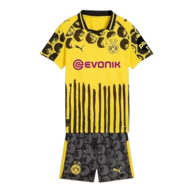 Kit Infantil Borussia Dortmund Edição especial Mundial de Clubes 25/26 - Puma - Amarelo e preto