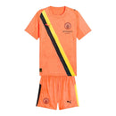 Kit Infantil Manchester City Edição especial Mundial de Clubes Goleiro II 25/26 - Puma - Laranja