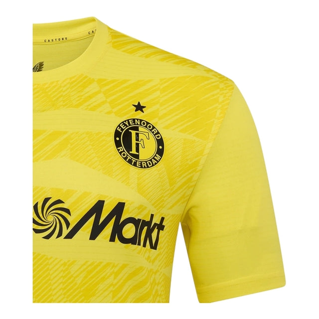 Camisa Feyenoord Goleiro 25/26 - Torcedor Castore Masculina - Amarela
