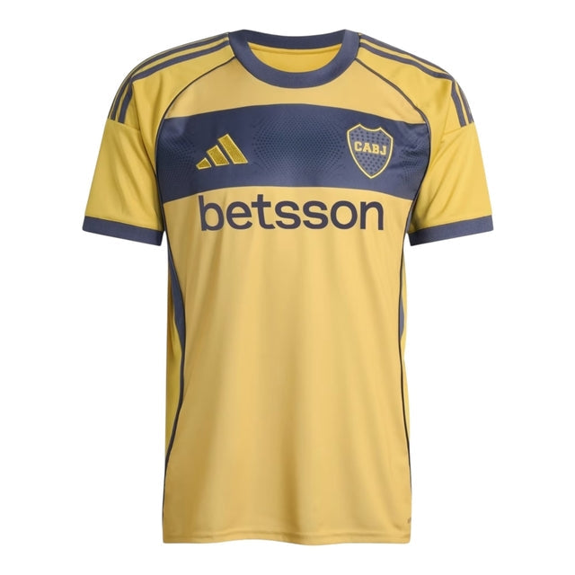 Camisa Boca Juniors II 25/26 - Torcedor Adidas Masculina - Amarela com detalhes em azul