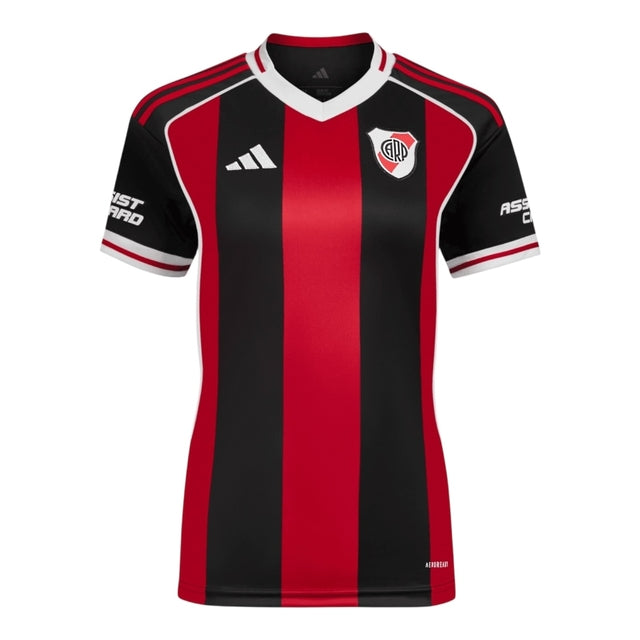 Camisa River Plate II 25/26 -  Adidas Feminina - Preta e vermelha