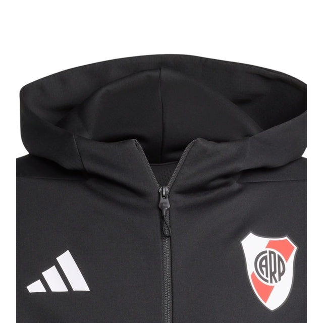 Jaqueta Corta-Vento River Plate 25/26 - Masculina Adidas - Preta
