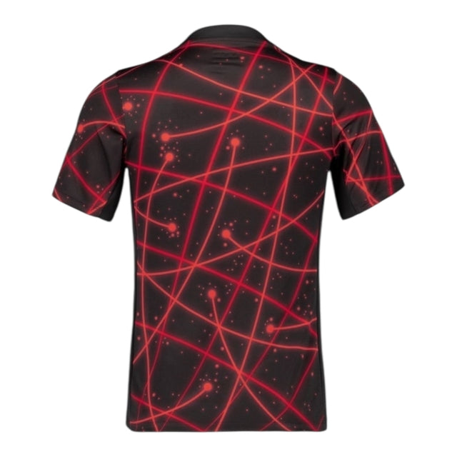 Camisa Atlético de Madrid Edição especial Mundial de Clubes Pré-jogo 25/26 - Torcedor Nike Masculina - Preta com detalhes em vermelho