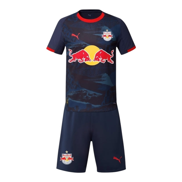 Kit Infantil Red Bull Salzburg II - Puma - Azul