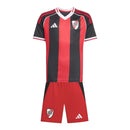 Kit Infantil River Plate II 25/26 - Adidas - Vermelho e preto