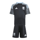 Kit Infantil Aston Villa II 25/26 - Adidas - Preto