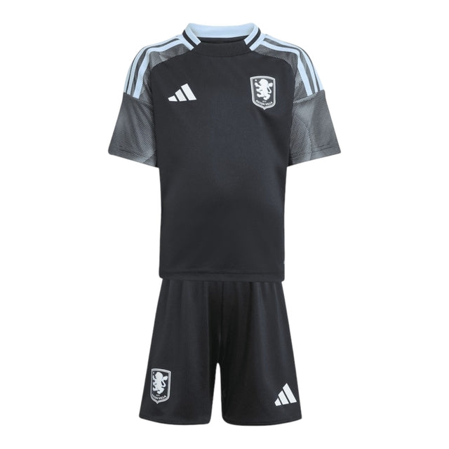 Kit Infantil Aston Villa II 25/26 - Adidas - Preto